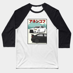 Mitsubishi Lancer Evolution 10 Baseball T-Shirt